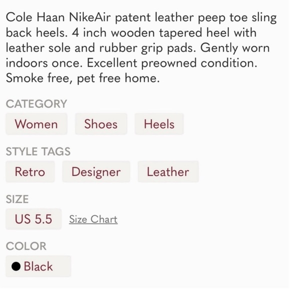 Cole Haan Patent Leather Retro Heels - Picture 8 of 8